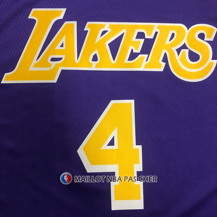 Maillot Los Angeles Lakers Rajon Rondo NO 4 Statement Edition 2021-22 Volet
